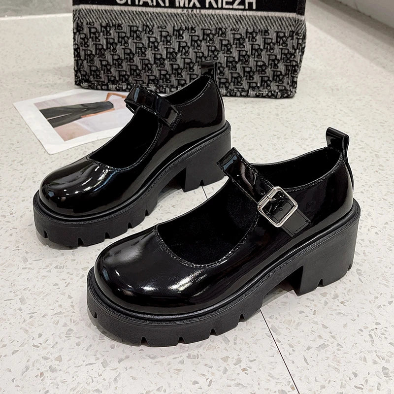 Vintage Japanese Platform Heels for Women